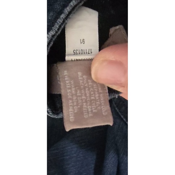 Chico's Jeans Slimming Girlfriend Ankle Beaded Design Stretch Size 4 30x28 - Picture 9 of 10